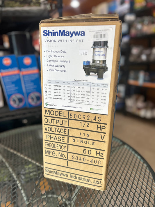 ShinMaywa 1/2 HP (5,700GPH)