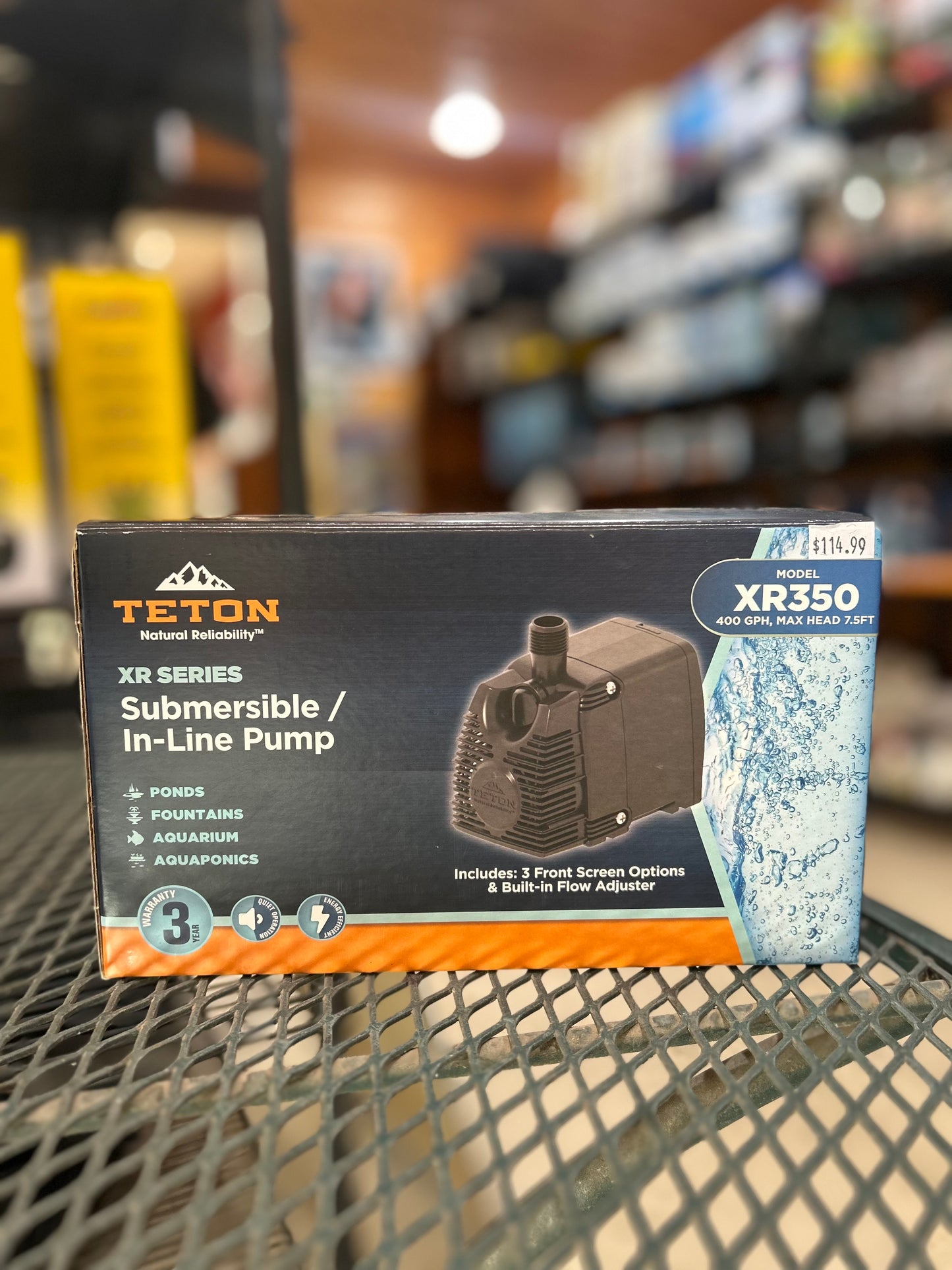 Teton XR350 GPH Pump