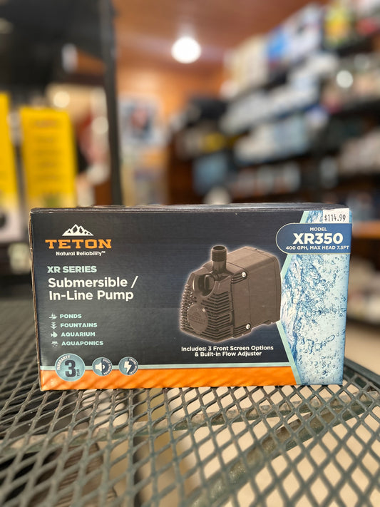 Teton XR350 GPH Pump